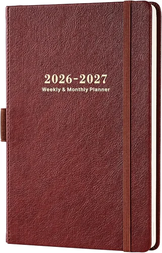 Vista 13 de Agenda 2026-2027 – Agenda semanal mensual 2026-2027 con calcomanías, julio 2026 a junio 2027, 5.75 x 8.25 pulgadas, calendario 26-27, papel premium