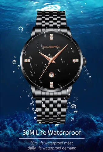 Vista 2 de yunanwa 4 Pack Men's Watches Set Stainless Steel Quartz Analog Watch Bussiness Classic Men Watches with Date Waterproof Male Wrist Watches reloj
