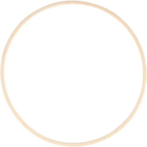 Vista 12 de EXCEART Anillo de macramé de 4.72 pulgadas, material de decoración, aro de madera para atrapasueños, manualidades, marco de corona para fiestas