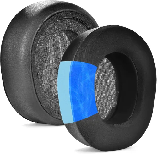 Vista 11 de Defean Almohadillas para Steelseries Arctis Nova Pro Wireless/Nova Elite Tela transpirable negra