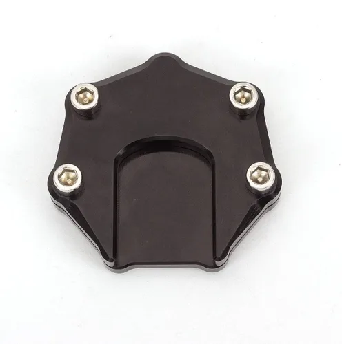 Vista 34 de Krace Soporte lateral para motocicleta, placa de ampliación de pie lateral, almohadilla de extensión para Yamaha YZF R1 2009-2016