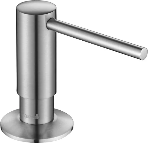 Vista 12 de AguaStella ASF026BG Dispensador de jabón integrado dorado cepillado brillante para fregadero de cocina con botella de jabón bomba de encimera