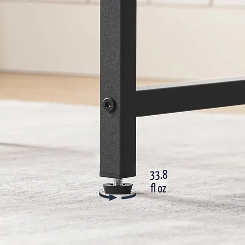Vista 9 de HOOBRO Taburetes de Bar, Taburetes de Silla de Montar de 25.4", Taburetes con Tapicería de PU, Taburetes de Altura de Mostrador con Reposapiés