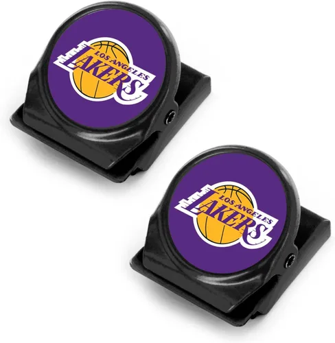 Vista 2 de aminco Paquete de 2 imanes de clip para notas de la NBA unisex para adultos