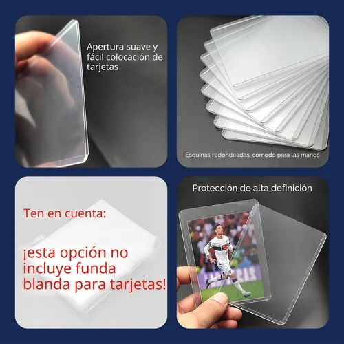 Vista 8 de 100 Toploaders, 35pt 3"x4" Fundas de plástico duro transparente