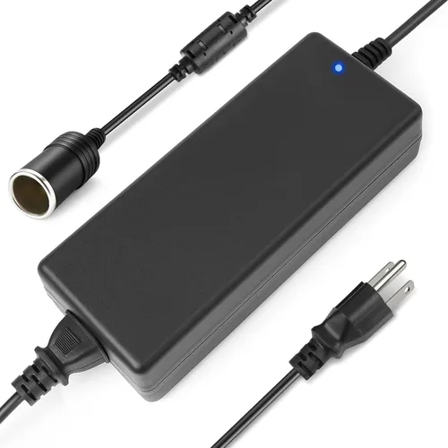 Vista 8 de Convertidor de 110V CA a CC 12V 2A 24W, adaptador de encendedor de cigarrillos a enchufe de pared 110-240V, adaptador de fuente de alimentación