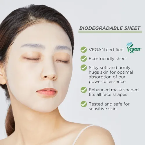 Vista 7 de Mediheal Oficial Mejor Máscara de Hoja Coreana - Máscara Facial Esencial de Colágeno y Árbol del Té, 20 Hojas, Lifting, Reafirmante, Calmante