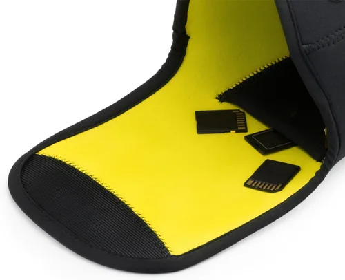 Vista 7 de Mega Gear Nikon D7500 MG1252 - Funda de neopreno ultraligera para cámara, con mosquetón, color negro