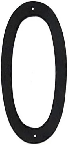 Vista 4 de Montague Metal Products números estándar para casas, Negro