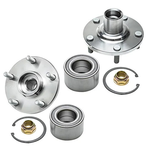 Vista 23 de Detroit Axle - 2.2L Bujes de rodamiento de rueda delanteros de 2 piezas para Honda Accord 90-97, 97 Acura CL, 2 rodamientos de ruedas y conjunto