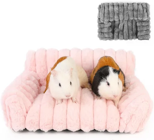 Vista 14 de Escondite de conejillo de indias, cama de conejillo de indias, piel de mascota pequeña estilo Halloween, cama ideal para mascotas pequeñas