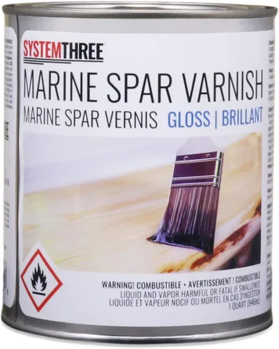 Vista 2 de System Three Spar barniz, Satin, 1