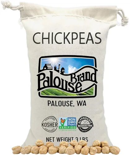 Vista 12 de Palouse Brand Garbanzos certificados sin residuos de glifosato Frijoles de Garbanzo 1 libra Cultivado familiar en el estado de Washington