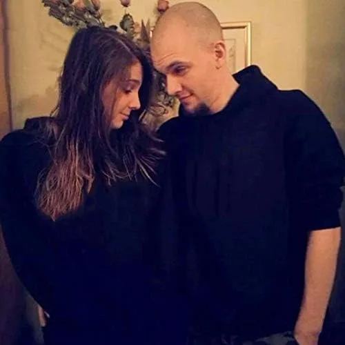 Vista 5 de Rey Reina Pareja Sudaderas Con Capucha Pareja Suéteres Suéteres Su Y Su Sudadera Con Capucha