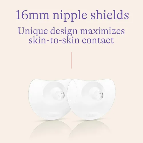 Vista 4 de Lansinoh Protectores de pezón de contacto para madres lactantes, ultrafinos, suaves y flexibles, de silicona de grado médico, diseñados para pezones