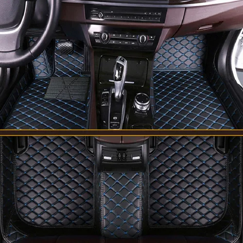 Vista 4 de Tapete personalizado para automóvil, adecuado para el 98.88% de sedán, SUV, automóvil deportivo, camión, envolvente completo, forro de cuero