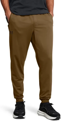 Vista 21 de Under Armour Sportstyle - Pantalones deportivos de tricot para hombre (011) Mod Gris/ Blanco