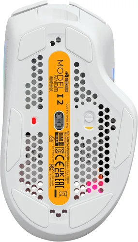 Vista 8 de GLORIOUS Mouse inalámbrico para juegos modelo I 2 para juegos, híbrido de Blanco mate