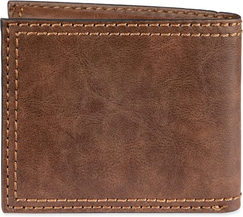 Vista 3 de Columbia Billetera plegable para hombre, múltiples ranuras para tarjetas, ventana de identificación