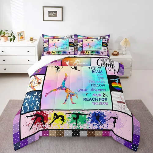 Vista 16 de Lindo Juego de Edredón de Elefante Juego de Ropa de Cama de Animales de Dibujos Animados para Niños Niñas Mujeres Adultos Edredón de Hojas