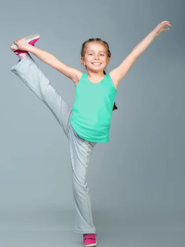 Vista 6 de SATINIOR 4 piezas de camisetas sin mangas de danza para niñas, espalda cruzada, ropa de baile para niñas