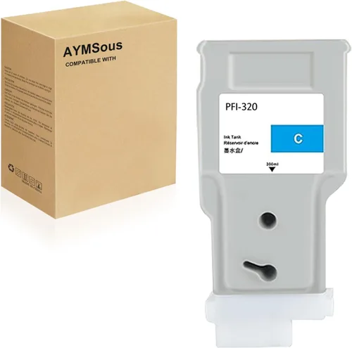 Vista 9 de Cartucho de tinta compatible de repuesto para Canon PFI-320 PFI320 PFI-320BK PFI320BK 300ML para Canon imagePROGRAF IPF TM-200 IPF TM-205 IPF TM-300