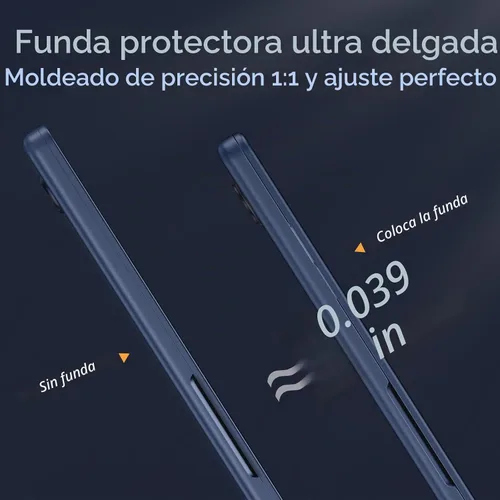 Vista 9 de MOSISO Compatible con MacBook Neo Case 13 pulgadas 2026 A3404 A18 Pro Chip Índigo transparente
