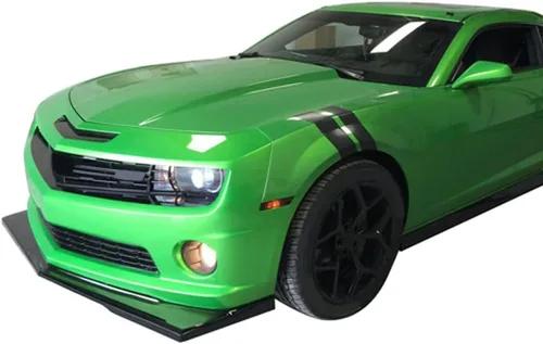 Vista 2 de IKON MOTORSPORTS, 2011 2012 - Protector de barbilla para parachoques delantero compatible con Chevy Camaro V8 SS 2010-2013, estilo Z28, sin pintar