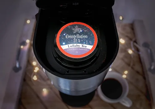 Vista 3 de Constellation Tea Cápsulas de té de canción de cuna de manzanilla y miel de limón compatibles con cafeteras K Cup incluyendo 2.0, 40