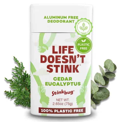 Vista 23 de Stinkbug Naturals - Desodorante orgánico sin aluminio con aceite de coco y aceites esenciales, sin parabenos, desodorante para piel sensible, 2.1