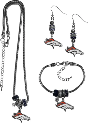 Vista 49 de Siskiyou Sports NFL womens Euro Bead Jewelry 3 piece Set