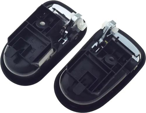Vista 4 de Par de manijas de puerta interiores izquierda y derecha cromadas para Mazda Protege 626 Ford Activa Liata Tierra