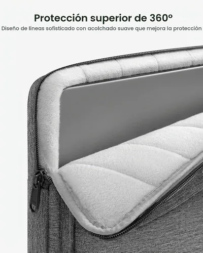 Vista 7 de [Usado] tomtoc Bolsa de hombro para laptop para MacBook Pro M5/M4/M3/M2/M1 Pro/Max de 14 pulgadas 2025-2021, Surface Laptop 7/6/Studio 2 de Gris
