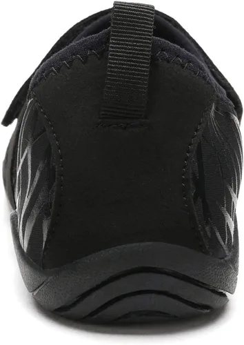 Vista 2 de Cheston Zapatos acuáticos descalzos de secado rápido para hombre y mujer Negro (All-Black)