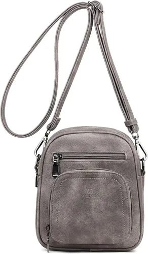 Vista 7 de FADEON Mini bolsos cruzados para mujer, bolso cruzado pequeño, bolso cruzado de diseñador, bolsa de hombro, ranura para tarjetas