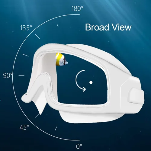 Vista 4 de Myopia - Gafas de natación antivaho sin fugas, marco grande, protección UV 100%