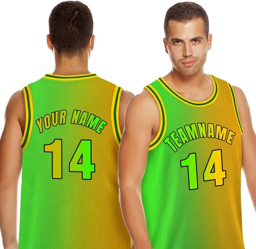 Vista 5 de Camiseta de baloncesto personalizada con número de nombre del equipo, camiseta de práctica personalizada para hombres, jóvenes, niños, universidad