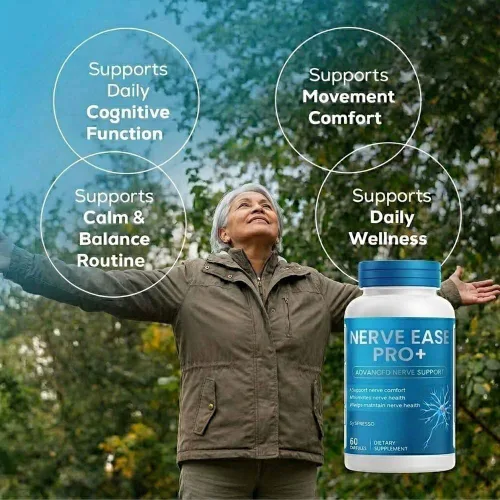 Vista 6 de (1 paquete) Cápsulas Nerve Ease - NerveEase Pills para el bienestar