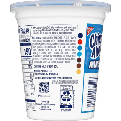 Vista 12 de CHIPS AHOY! Mini galletas originales con chispas de chocolate, 12 Go-Paks
