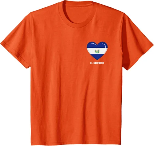 Vista 32 de Camiseta Bandera de El Salvador Camiseta salvadoreña, Negro