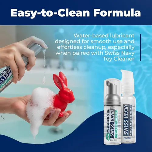 Vista 7 de Swiss Navy Lubricante Premium a Base de Agua - 2 oz - Gel Lubricante para Hombres, Mujeres y Parejas - Seguro para Juguetes - Fórmula que No Mancha