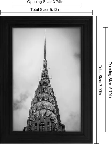 Vista 2 de Marcos para fotos de 4 x 6 pulgadas negros, juego de 12 para decoración de pared, galería, collage, marcos para fotos o exhibición en mesa