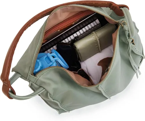 Vista 7 de The Sak Los Feliz Bolso Hobo - Bolso grande de cuero de primera calidad para mujer para todos los días y viajes - Bolso duradero con bolsillo