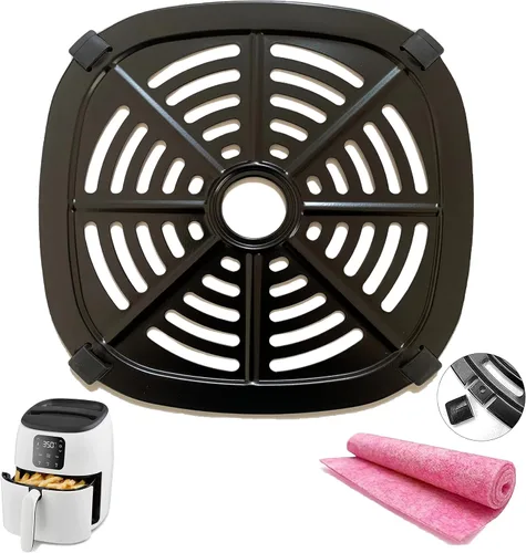 Vista 13 de Bandeja para freidora de aire para freidora de aire de 2 cuartos de galón Dash PowerXL Gowise Chefman, revestimiento mejorado de doble capa