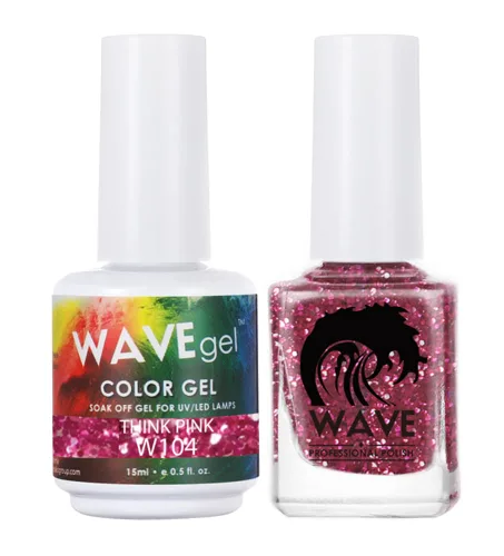 Vista 129 de WAVEGEL - Juego dúo de gel y esmalte de uñas a juego - Colección Simplicity - #P109 Blizzard I 0.5 onzas