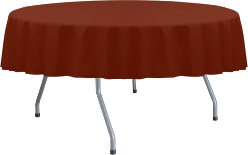 Vista 21 de Ultimate Textile Cotton-Feel - Mantel redondo de comedor fino de 72 pulgadas, color verde militar