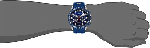 Vista 5 de Rembyga Relojes de pulsera para hombre con esfera luminosa y correa de silicona casual