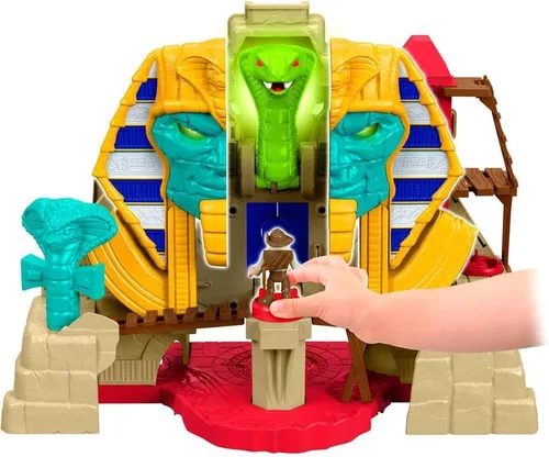 Vista 5 de Fisher-Price Pirámide de golpe de serpiente Imaginext