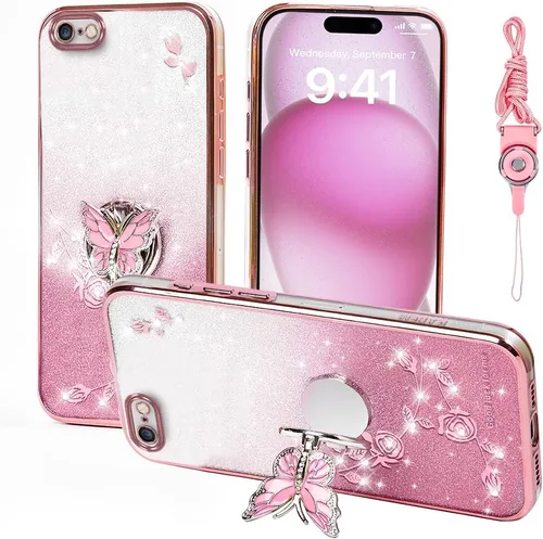 Vista 11 de para Apple iPhone 6 (12 cm) Funda para teléfono, para iPhone 6S Funda para teléfono móvil para mujeres y niñas, Funda protectora de TPU con diseño