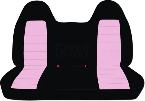 Vista 25 de Totally Covers Compatible con Ford F-150 F-250 F-350 1992-1998 Fundas de Asientos de Camión de Dos Tonos (Banco Sólido Delantero/Trasero) con/sin